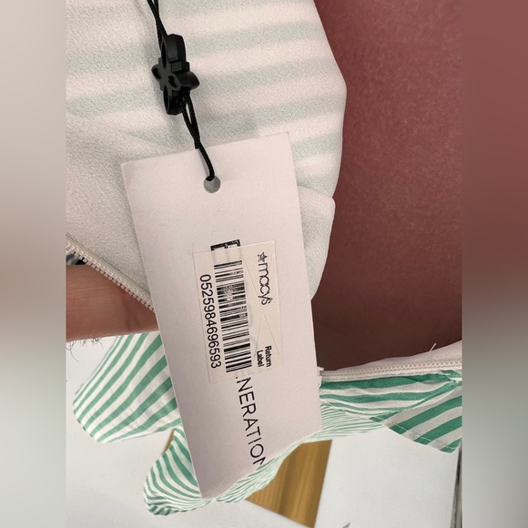 NWT BCBGeneration Tie Shoulder Mini Dress - Picture 13 of 14